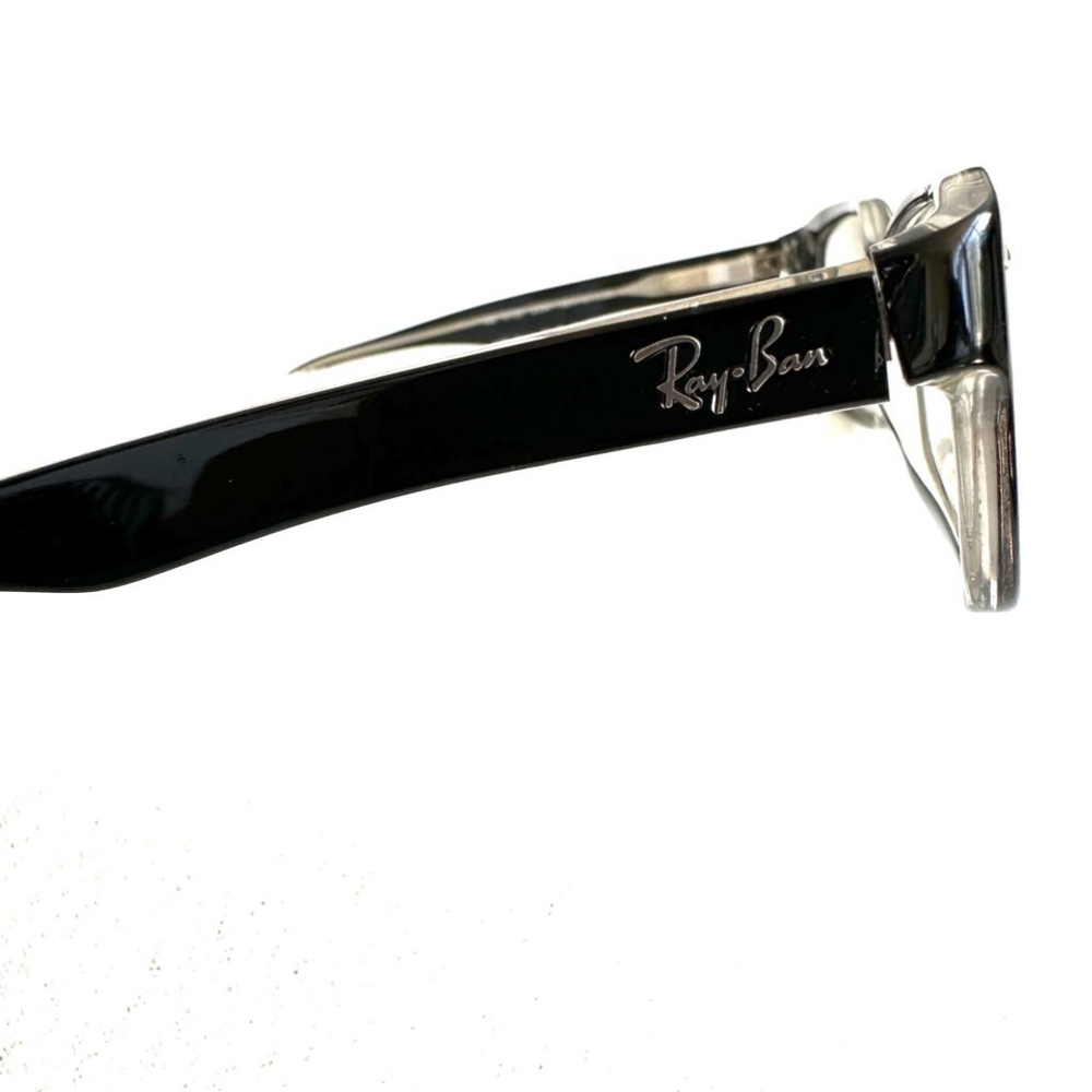 Unisex Ray-Ban Prescription Glasses Black 52-19-135